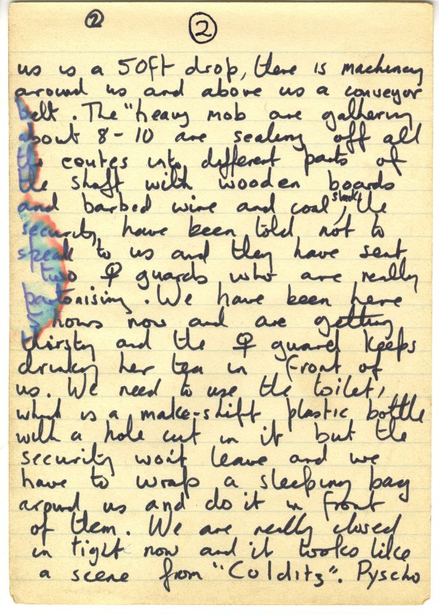 Page 2 of the same handwritten letter, written all in black ink.